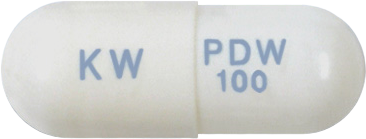 펜다운캡슐100mg 제품 사진