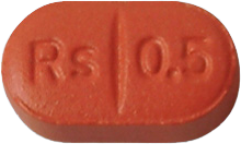 리스펜정0.5mg 제품 사진