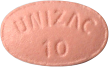 유니작정10mg 제품 사진