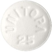 유니토파정25mg 제품 사진