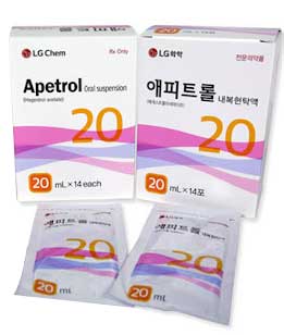 애피트롤내복현탁액_(0.8g/20mL) 제품 사진