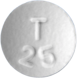 타쎄바정25mg 제품 사진