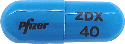젤독스캡슐40mg 제품 사진