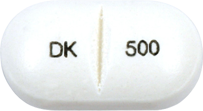 데파킨크로노정500mg 제품 사진
