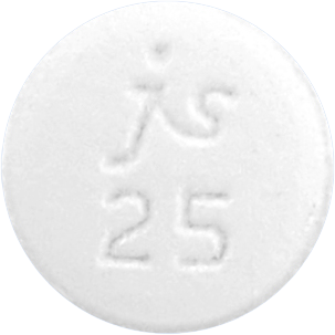 폰다미스정25mg 제품 사진