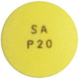 파리아졸정20mg 제품 사진
