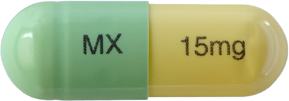 멜콕시캡슐15mg 제품 사진
