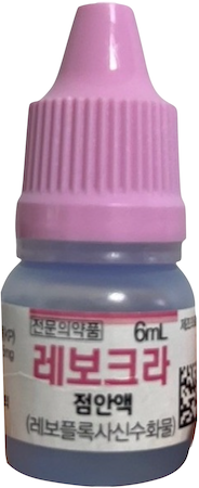 레보크라점안액_(30mg/6mL) 제품 사진