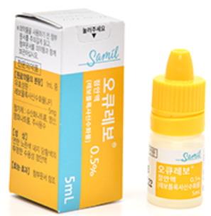 오큐레보점안액0.5%_(25mg/5mL) 제품 사진