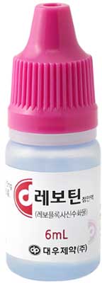 레보틴점안액_(30mg/6mL) 제품 사진