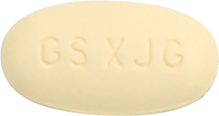 타이커브정250mg 제품 사진