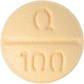 큐로켈정100mg 제품 사진