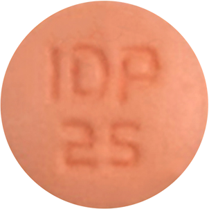 큐티핀정25mg 제품 사진
