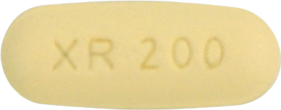 쎄로켈서방정200mg 제품 사진