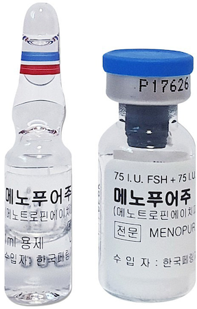 메노푸어주_(75IU/1병) 제품 사진