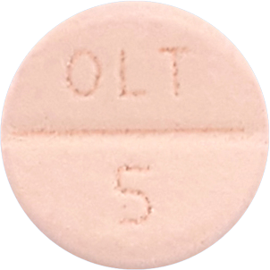 올로스틴정 5mg 제품 사진