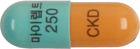 마이렙트캡슐250mg 제품 사진