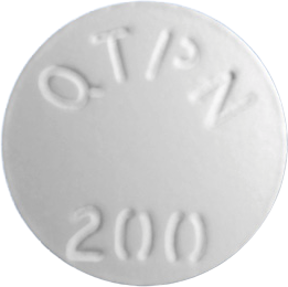 쿠티아핀정200mg 제품 사진