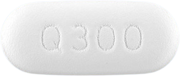 쿠에타핀정300mg 제품 사진