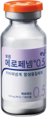 보령메로페넴주0.5g_(0.604g/1병) 제품 사진