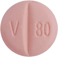 발사렉트정80mg 제품 사진