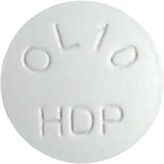 올라핀정10mg 제품 사진