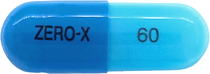 제로엑스캡슐60mg 제품 사진