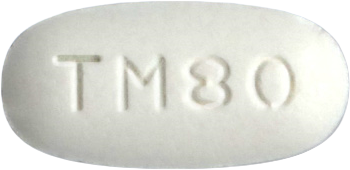 유유텔미타플러스정80/12.5mg 제품 사진