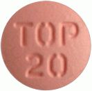 탑스타틴정20mg 제품 사진