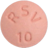 로바스로정10mg 제품 사진