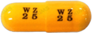 윌리진캡슐25mg 제품 사진