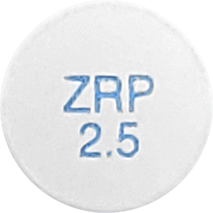 자이레핀정2.5mg 제품 사진