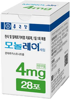 모놀레어세립4mg_(4.16mg/1포) 제품 사진