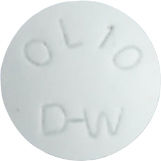 올자핀정10mg 제품 사진