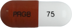 프리가바캡슐75mg 제품 사진