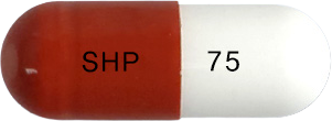 프리카캡슐75mg 제품 사진