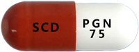 리발린캡슐75mg 제품 사진