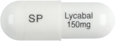 리카발캡슐150mg 제품 사진