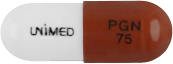 뉴로페인캡슐75mg 제품 사진