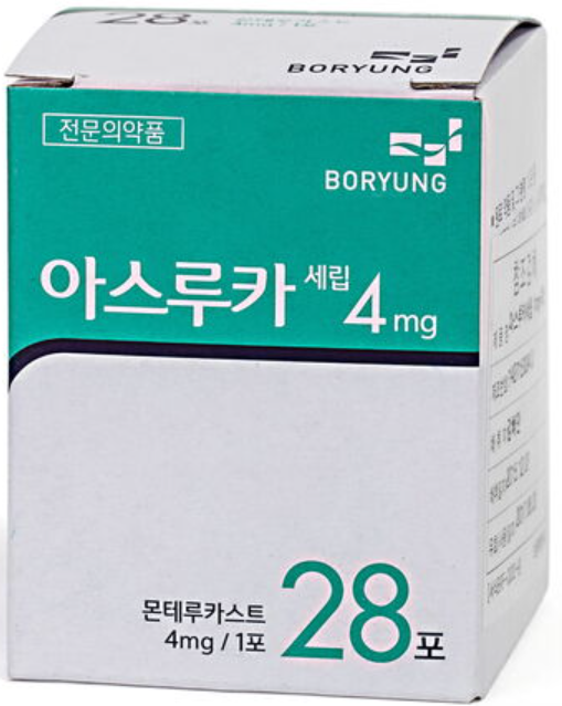 아스루카세립4mg_(4.16mg/1포) 제품 사진