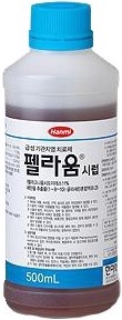 펠라움시럽_(85.8g/500mL) 제품 사진