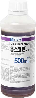움스코민시럽_(85.8g/500mL) 제품 사진