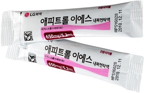 애피트롤이에스내복현탁액_(0.65g/5.2mL) 제품 사진