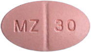 멀타핀정30mg 제품 사진