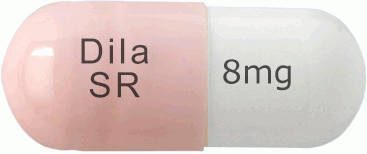 딜라트렌에스알캡슐8mg 제품 사진