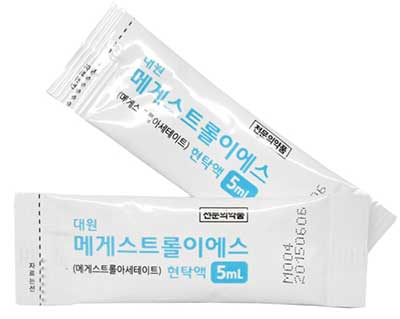 대원메게스트롤이에스현탁액_(0.625g/5mL) 제품 사진