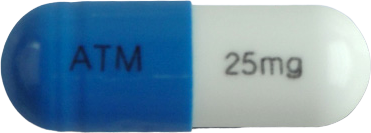 아토목신캡슐25mg 제품 사진