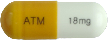 아토목신캡슐18mg 제품 사진