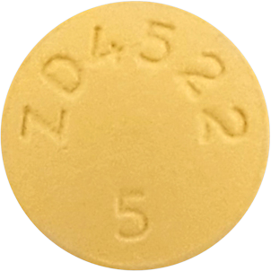 비바코정5mg 제품 사진