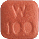 프리스틱서방정100mg 제품 사진